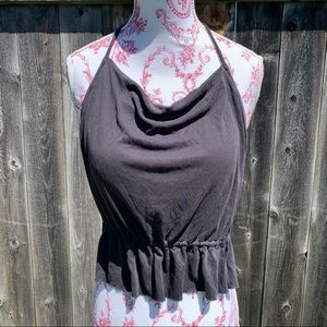 Backless halter tank